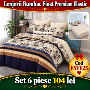 Set Lenjerie cu Elastic Finet Gros ESTE25