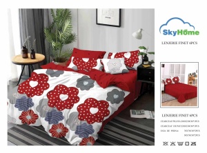 SET LENJERIE SKY HOME PENTRU PAT DUBLU FINET GROS SF110