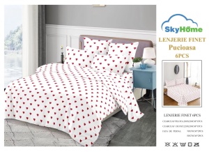 SET LENJERIE SKY HOME PENTRU PAT DUBLU FINET GROS SF146 - Img 2