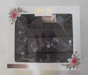 Set Prosoape si Halat din Bumbac 4 Piese LUISA LUS14