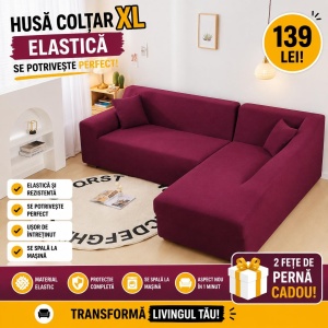 Husa Elastica Pentru Coltar Model Bordo XL