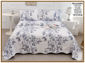Set Cuvertura de Pat cu 2 Fete, 3 Piese, CUVS28 OFERTA 2 LA 189 LEI