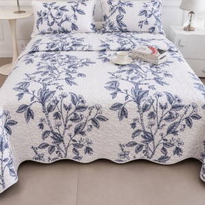Set Cuvertura de Pat cu 2 Fete, 3 Piese, CUVS28 OFERTA 2 LA 189 LEI - Img 3