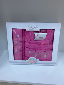 Set Prosoape si Halat din Bumbac 4 Piese LUISA LUS06