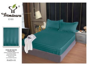 HUSA DE PAT CU ELASTIC CU 2 FETE DE PERNA 160X200 FINET SUPERIOR DAMASC PRI83