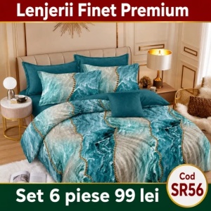 Lenjerie Bumbac Finet 6 piese SR56