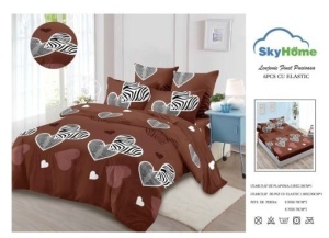 Set Lenjerie cu Elastic Finet 6 Piese SKYF10 - Img 2