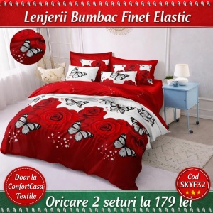 Set Lenjerie cu Elastic Finet 6 Piese SKYF32
