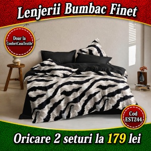 SET LENJERIE EAST COMFORT PENTRU PAT DUBLU FINET GROS EST244