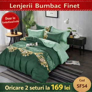 SET LENJERIE SKY HOME PENTRU PAT DUBLU FINET GROS SF54