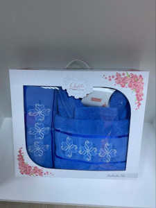 Set Prosoape si Halat din Bumbac 4 Piese LUISA LUS07
