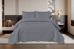 Cuvertura pat din Catifea, 2 Persoane, 3 Piese CATE-103