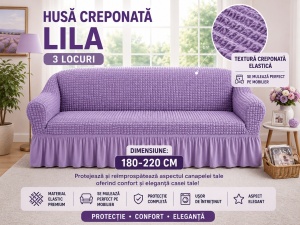 Husa Canapea 3 Locuri Lila