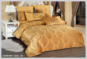 Lenjerie de Pat din Catifea, 2 Persoane, 6 Piese CATE-42