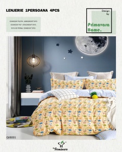 Lenjerie de pat Finet 1 Persoana&Single Bumbac 100% PRIPB05