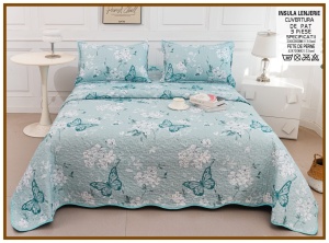 Set Cuvertura de Pat cu 2 Fete, 3 Piese, CUVS42 OFERTA 2 LA 189 LEI