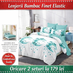 Set Lenjerie cu Elastic Finet 6 Piese SKYF28