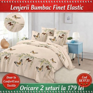 Set Lenjerie cu Elastic Finet 6 Piese SKYF31
