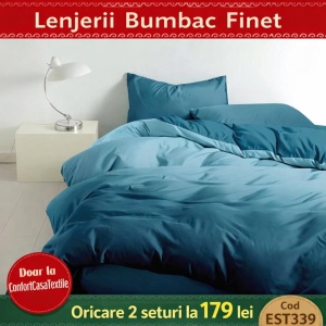 SET LENJERIE EAST COMFORT PENTRU PAT DUBLU FINET GROS EST339