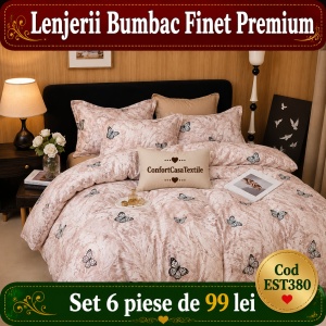 SET LENJERIE EAST COMFORT PENTRU PAT DUBLU FINET GROS EST380