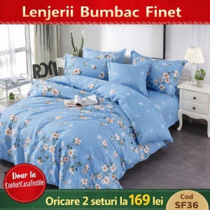 SET LENJERIE SKY HOME PENTRU PAT DUBLU FINET GROS SF36