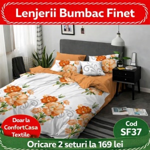 SET LENJERIE SKY HOME PENTRU PAT DUBLU FINET GROS SF37
