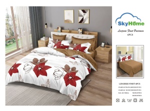 SET LENJERIE SKY HOME PENTRU PAT DUBLU FINET GROS SF66 - Img 2