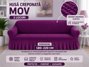 Husa Canapea 3 Locuri Mov