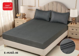 HUSA DE PAT CU ELASTIC CU 2 FETE DE PERNA 180X200 FINET SUPERIOR DAMASC EE01