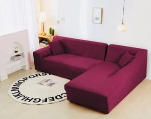 Husa Elastica Pentru Coltar Model Bordo XL - Img 2