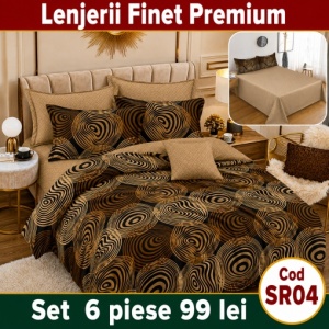 Lenjerie Bumbac Finet 6 piese SR04
