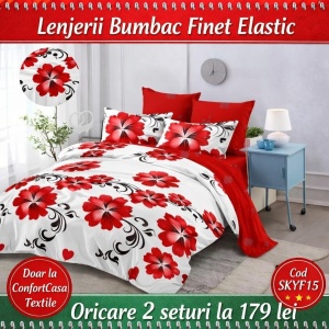 Set Lenjerie cu Elastic Finet 6 Piese SKYF15