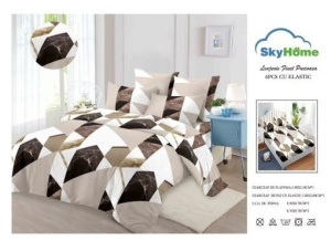 Set Lenjerie cu Elastic Finet 6 Piese SKYF33 - Img 2