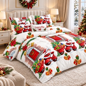 SET LENJERIE EAST COMFORT PENTRU PAT DUBLU FINET GROS EST406
