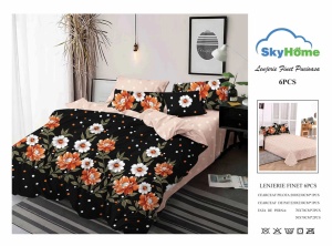 SET LENJERIE SKY HOME PENTRU PAT DUBLU FINET GROS SF20 - Img 2