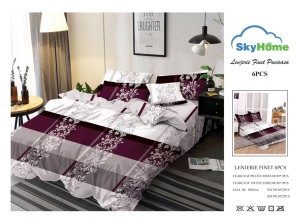 SET LENJERIE SKY HOME PENTRU PAT DUBLU FINET GROS SF94 - Img 2