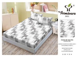 HUSA DE PAT CU ELASTIC CU 2 FETE DE PERNA 160X200 FINET SUPERIOR PRI33
