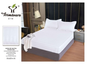 HUSA DE PAT CU ELASTIC CU 2 FETE DE PERNA 160X200 FINET SUPERIOR DAMASC PRI76