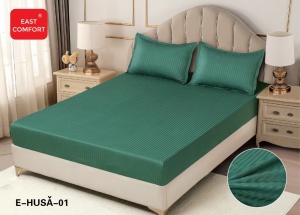 HUSA DE PAT CU ELASTIC CU 2 FETE DE PERNA 180X200 FINET SUPERIOR DAMASC EE02