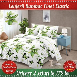 Set Lenjerie cu Elastic Finet 6 Piese SKYF02