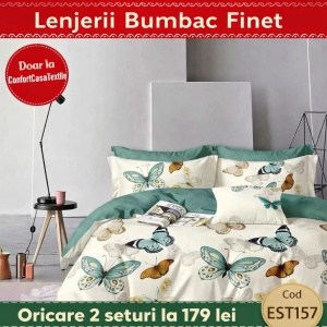 SET LENJERIE EAST COMFORT PENTRU PAT DUBLU FINET GROS EST157