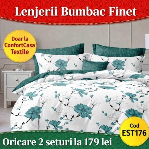 SET LENJERIE EAST COMFORT PENTRU PAT DUBLU FINET GROS EST176