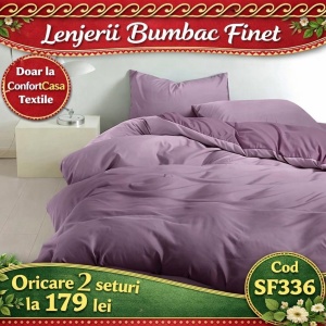 SET LENJERIE EAST COMFORT PENTRU PAT DUBLU FINET GROS EST336