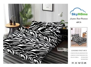 SET LENJERIE SKY HOME PENTRU PAT DUBLU FINET GROS SF89 - Img 2
