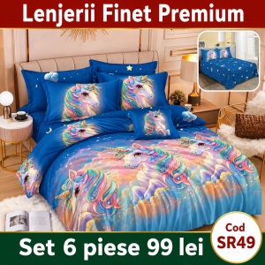 Lenjerie Bumbac Finet 6 piese SR49