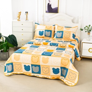 Set Cuvertura de Pat cu 2 Fete, 3 Piese, CUVS13 OFERTA 2 LA 189 LEI