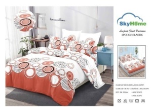 Set Lenjerie cu Elastic Finet 6 Piese SKYF03 - Img 2