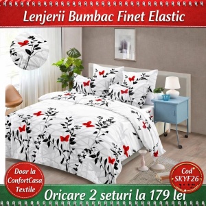 Set Lenjerie cu Elastic Finet 6 Piese SKYF26