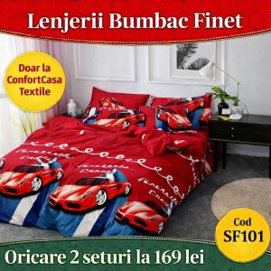 SET LENJERIE SKY HOME PENTRU PAT DUBLU FINET GROS SF101