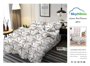 SET LENJERIE SKY HOME PENTRU PAT DUBLU FINET GROS SF106 - Img 2